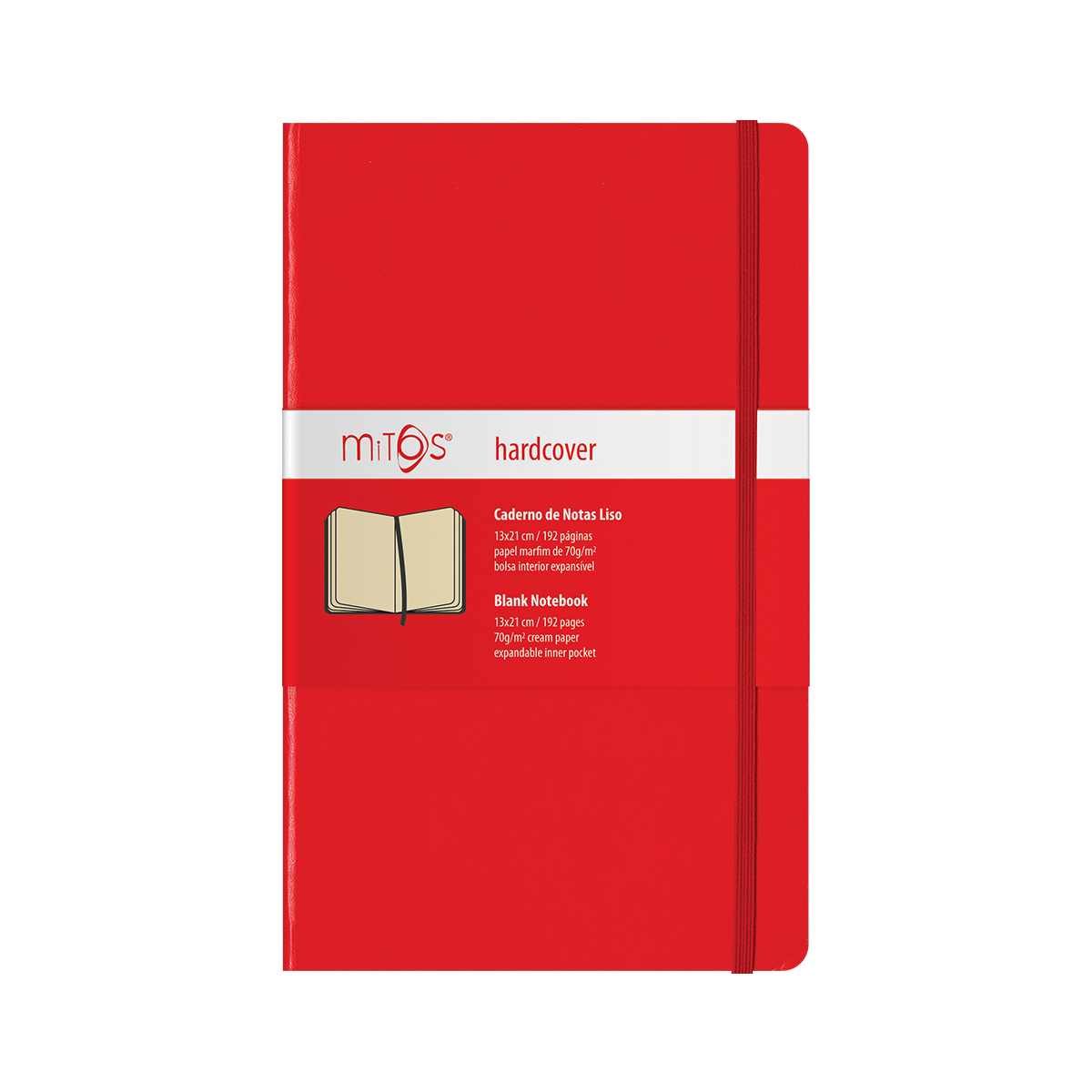 MITOS® HARDCOVER-Caderno Notas Liso(13x21cm)192pg